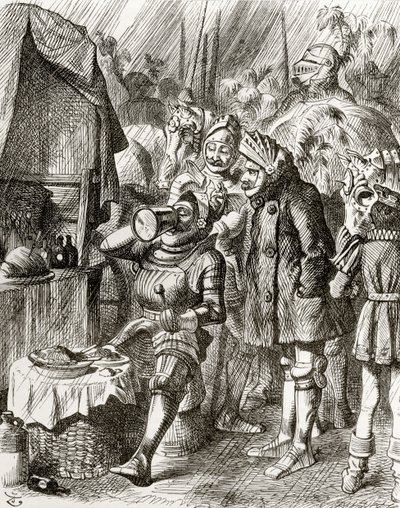Illustratie na J. Tenniel voor het gedicht 